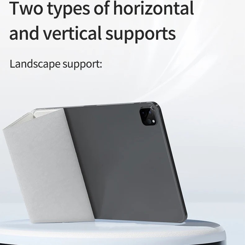 Husa magnetica slim pentru Ipad 10th generation 10.9/ A16 11, Culoarea Gri – design usor, protectie durabila, folio, magnetic
