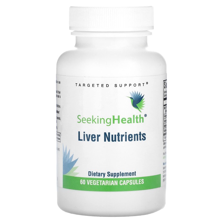 Supliment alimentar SEEKING HEALTH, Liver Nutrients, 60 capsule vegetale, suport pentru sanatatea ficatului