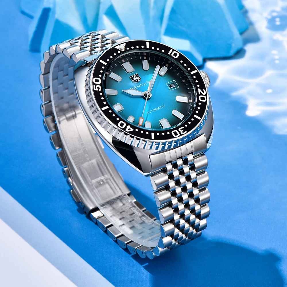 Ceas barbatesc BENYAR 5211, automatic, mecanic, cadran cu lumina