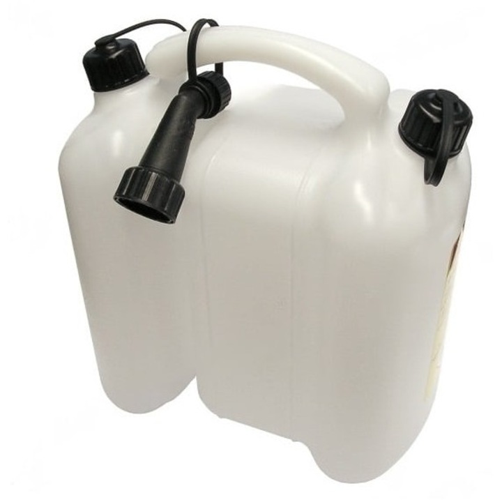 Canistra plastic pentru ulei si benzina 6+3L