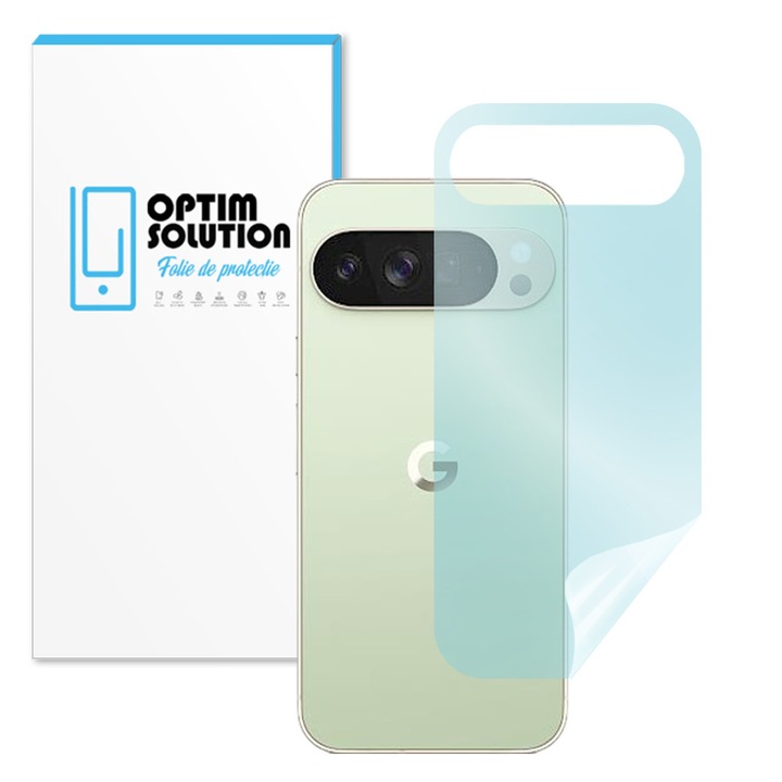 Hidrogél fólia HÁTSÓ, regenerálható Google Pixel 10 Pro készülékhez, OPTIM SOLUTION, UHD tisztaság, rugalmas hidrokristály, kijelzővédelem, ultrabiztonságos membránösszetétel, átlátszó