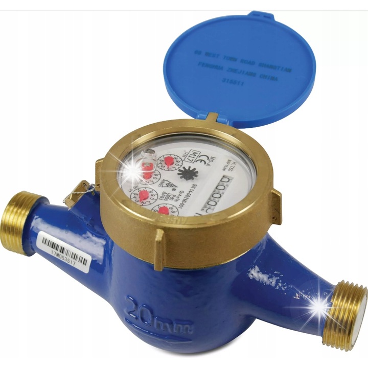 Wodomierz TL multi jet Profec, 2,5 m/h, 1", mosiadz, max hőmérséklet 50°C