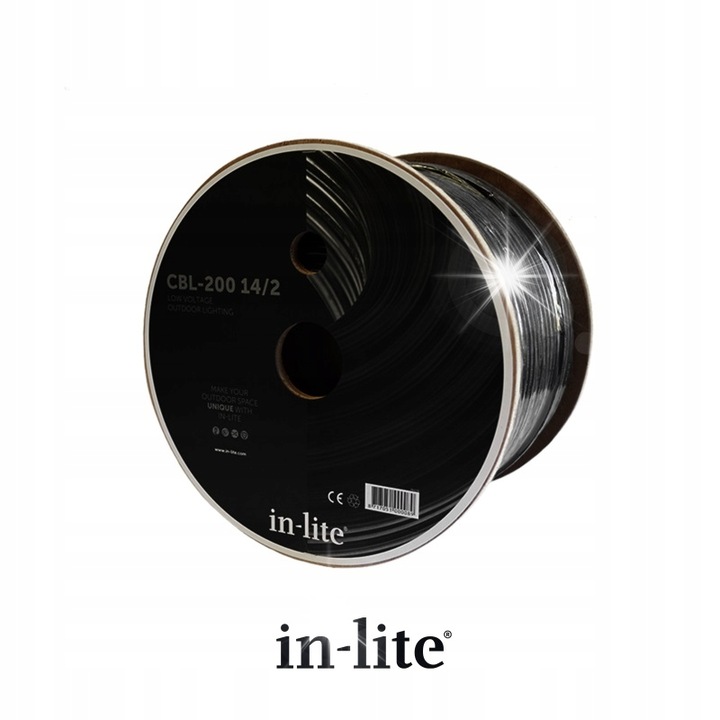 Електрически кабел In-Lite, 200 м 14/2, 12V