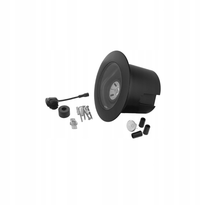 In-Lite süllyesztett lámpa, 7,5 W, 12 V, LED fény, meleg fehér, 13 cm mélység