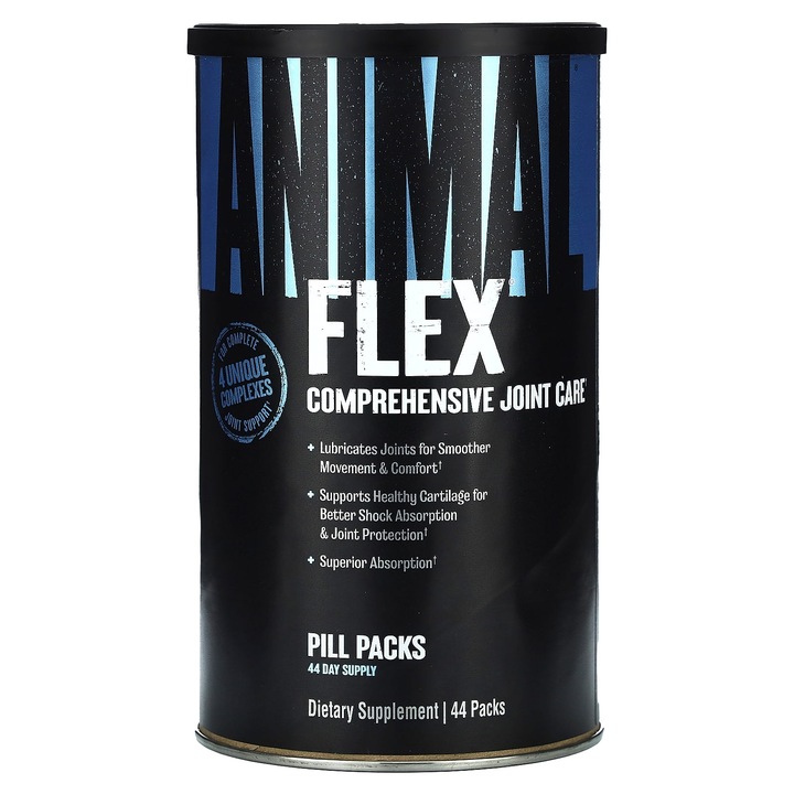 Supliment Animal Flex, 44 tablete, suport pentru articulatii, glucozamina si MSM