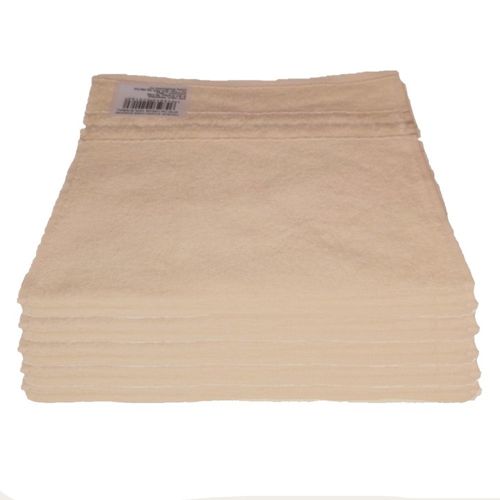 Комплект от 10 кърпи от 100% памук, 30x50, SHADOW Beige, Studio Casa