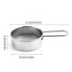 Sita pentru faina, inox, 11.5x6.5x2.3cm, cu maner