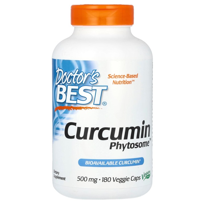 Doctor's Best, Fitosom de curcumina, 180 capsule vegetale