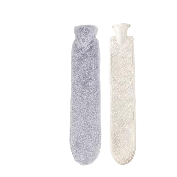 Punga termica cu apa calda, plus, gri inchis, 72x25cm, 2500ml