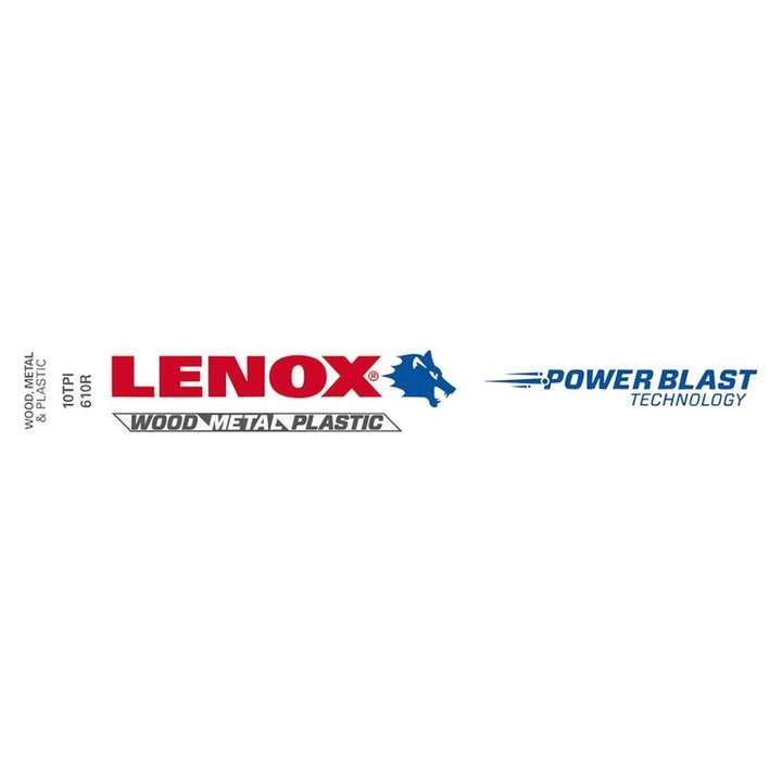 Panza fierastrau sabie Lenox MULTIWOLF, 102x19x0.9mm, 10 dinti/inch, 5 bucati