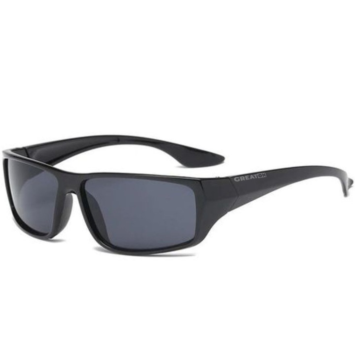 Ochelari De Soare Polarizati GREATON Pentru Condus, Barbati, Protectie UV 400, Antireflex, Confortabili, Negri
