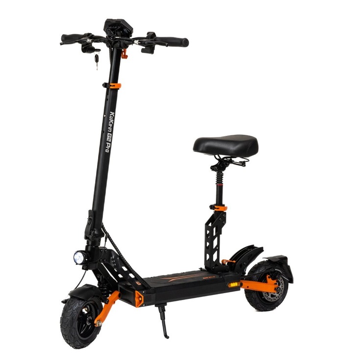 KuKirin G2 Pro City elektromos roller, 600 W-os motor, 9 hüvelykes gumiabroncsok, terepjáró roller, 48 V és 15,6 Ah akkumulátor, összecsukható
