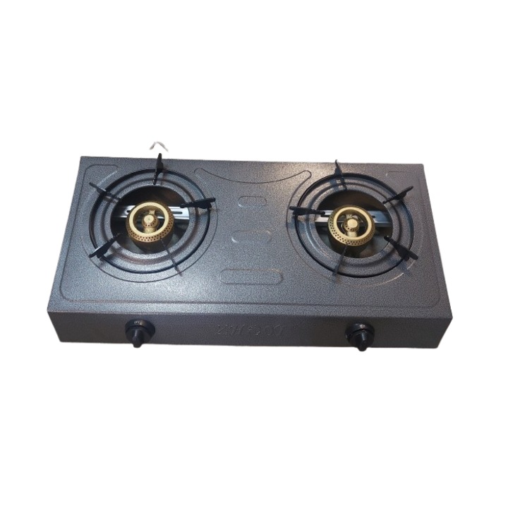 Aragaz camping metalic cu 2 ochiuri