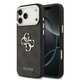 Husa telefon Guess PU Leather 4G Metal Logo Gold Frame MagSafe pentru iPhone 17 Pro Max, neagra, design ergonomic