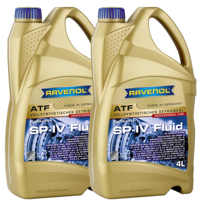 Pachet 8 litri ulei Ravenol ATF SP-IV Fluid pentru transmisie automata Hyundai/ Kia 6 trepte