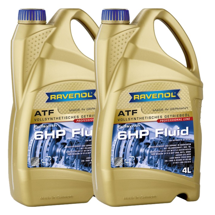 Pachet 8 litri ulei Ravenol ATF 6 HP Fluid pentru transmisie automata