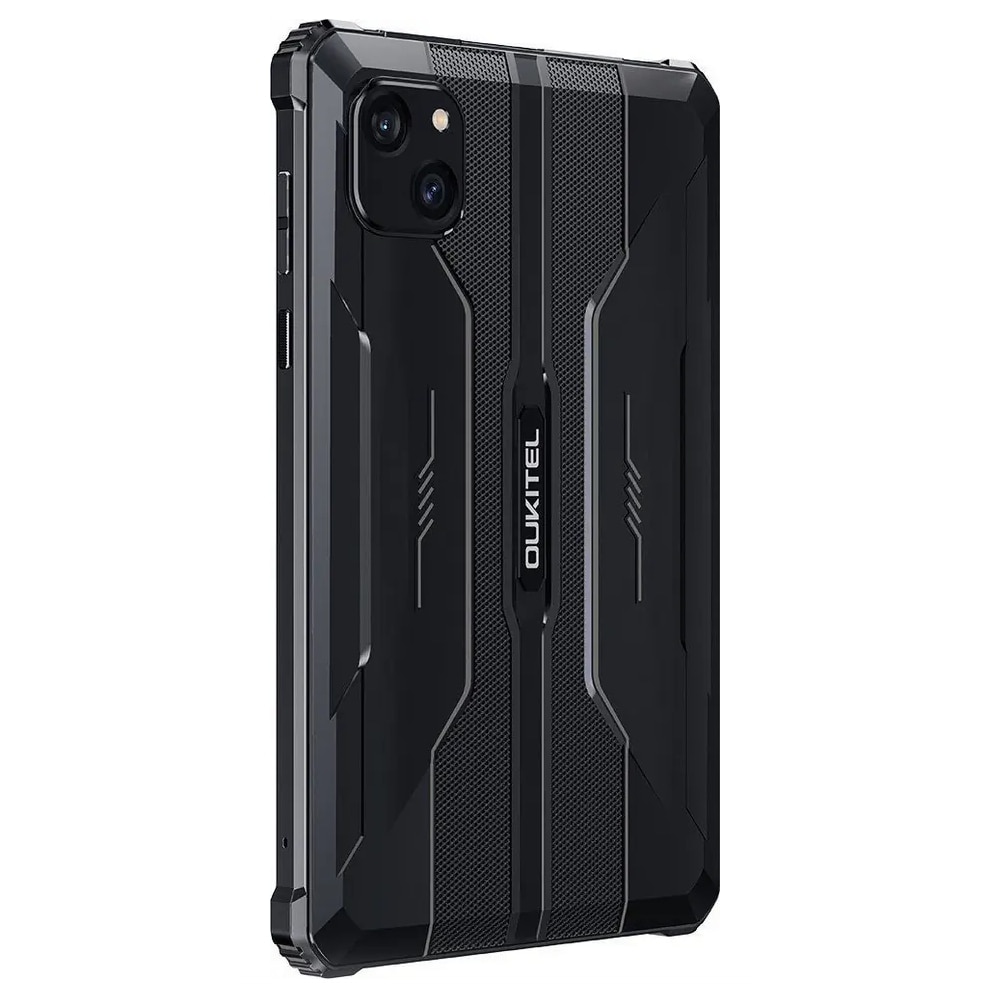 Tableta Oukitel RT3 PRO, Procesor MediaTek G81 Octa-Core, Ecran HD 8", 4GB RAM, 128GB Flash, 16MP + 8MP, 5150mAh, Wi-Fi, Bluetooth, 4G, Dual SIM, Android, Fara Incarcator Negru