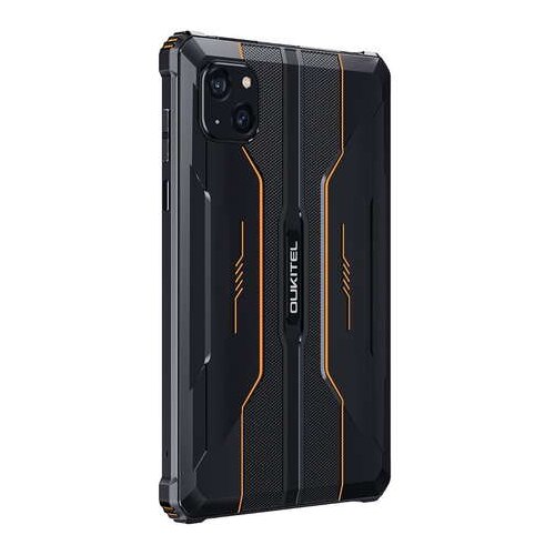 Tableta Oukitel RT3 PRO, Procesor MediaTek G81 Octa-Core, Ecran HD 8", 4GB RAM, 128GB Flash, 16MP + 8MP, 5150mAh, Wi-Fi, Bluetooth, 4G, Dual SIM, Android, Fara Incarcator Portocaliu