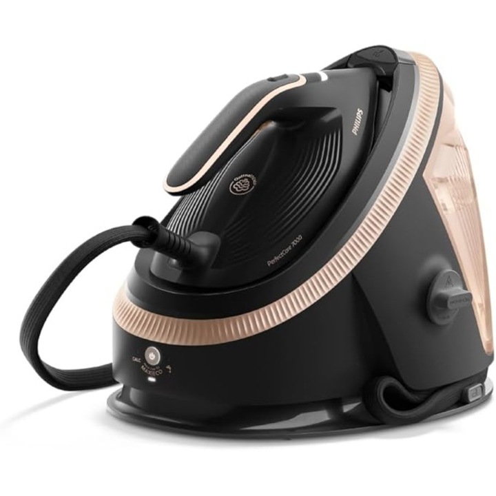 Парна ютия Philips PerfectCare серия 7000 с парен удар 650 г, налягане 8,5 бара, гладеща повърхност SteamGlide Elite и автоматична интелигентна функция за пара (PSG7300/80)