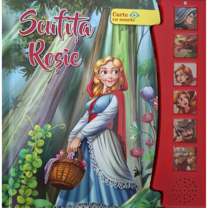 Scufita Rosie cu sunete, editura Flamingo