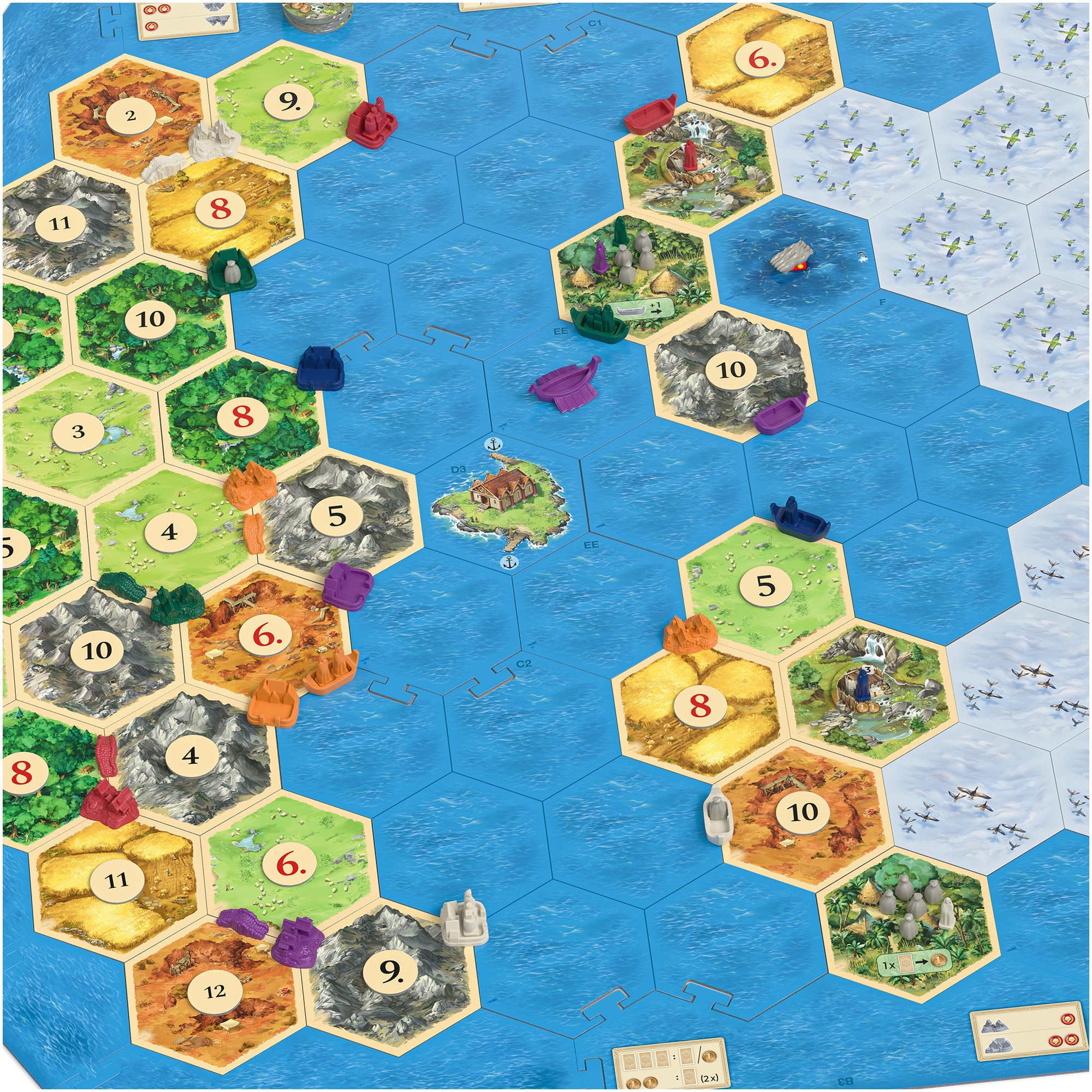 Catan - esploratori e corsari: espansione 5 e 6 giocatore