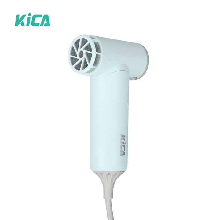 KICA Йонен сешоар с висока скорост, 2 степени на скорост и 4 режима на температура, интелигентен контрол на температурата, магнитна дюза