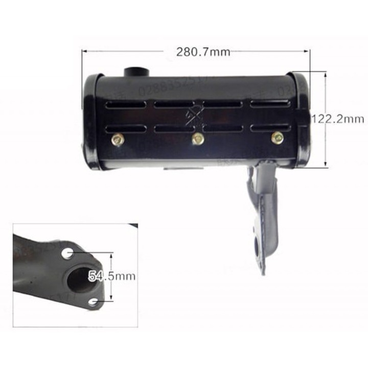 Dízelmotor kipufogógáz 186F