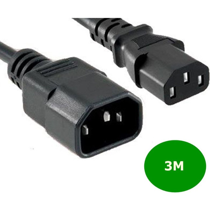 Адаптер за удължител C13 C14 250V 10A, меден