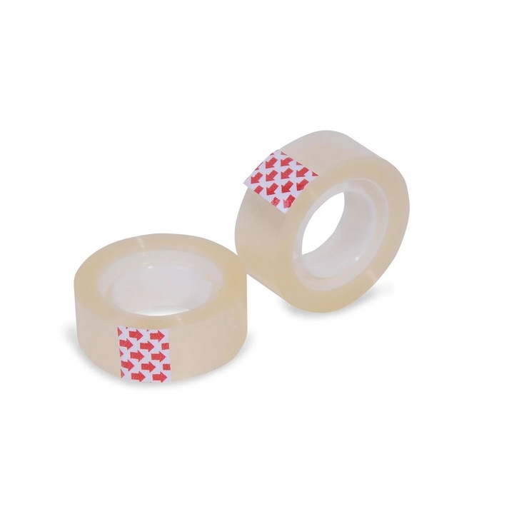 Banda Adeziva Transparenta 25m x 18mm - 2buc