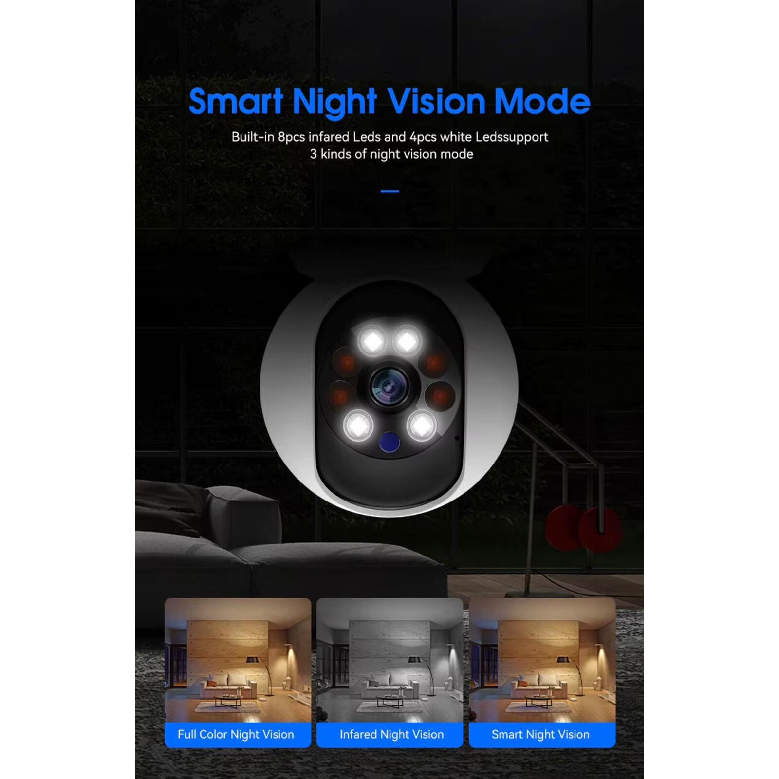 Computer Vision Camera Emag Camera de supraveghere interior, 2 camere, Compatibila cu Android & iOS ...