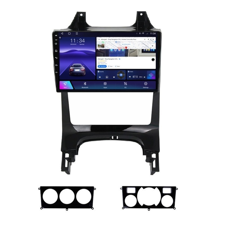 Navigatie Peugeot 3008 I (2009-2016) cu Android, 2GB RAM, 32GB ROM, Ecran 9" Touchscreen, CarPlay, SIM 4G