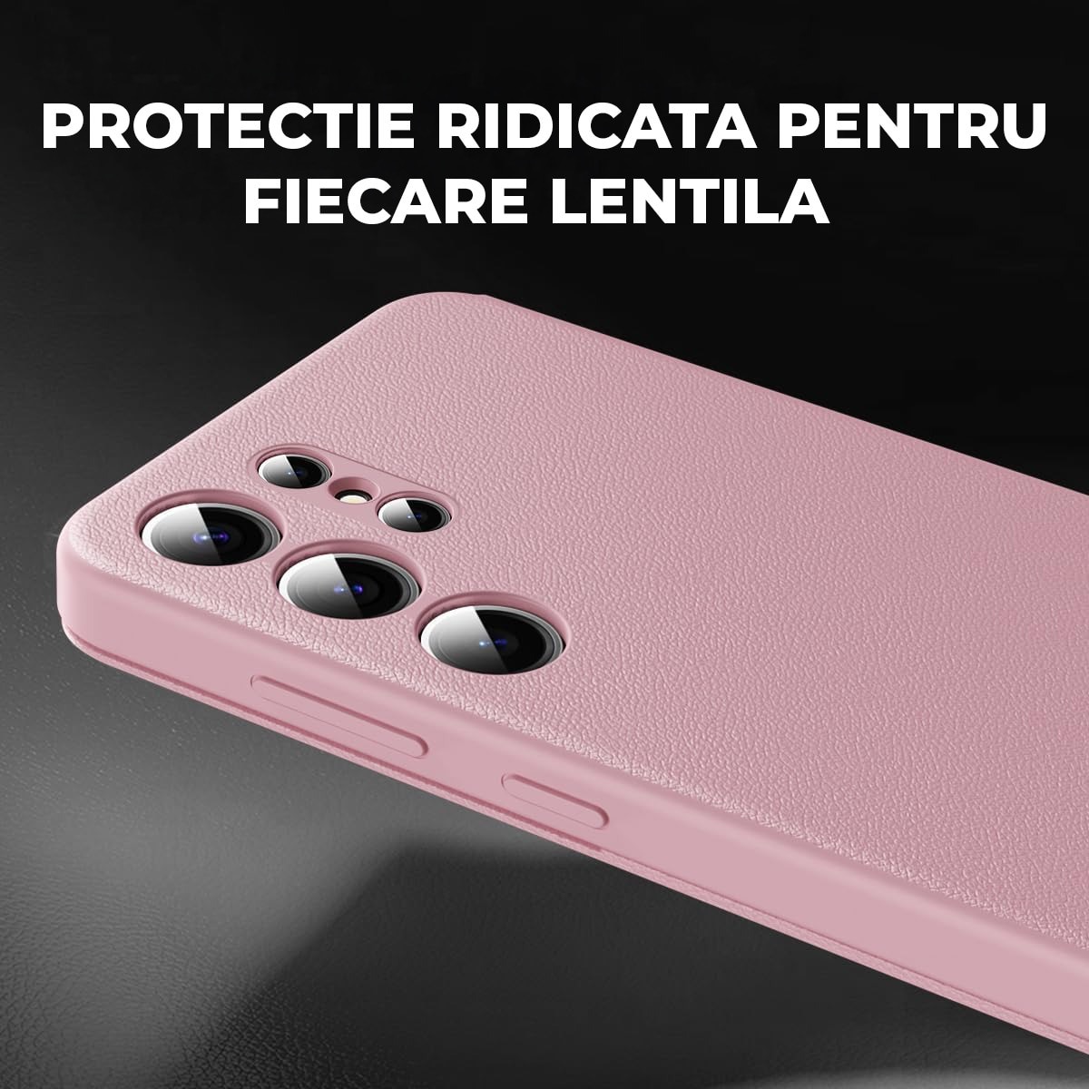Husa pentru Samsung Galaxy S25 Plus FlipSmart DaDen®, Functie Smart View, Suport carduri, Calitate Premium, Piele ecologica, Roz