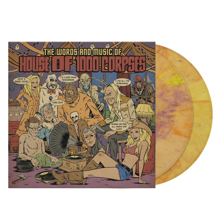Vinil LP Zombie Rob: Words & Music Of House Of 1000 Corpses, set 2 discuri, multicolor