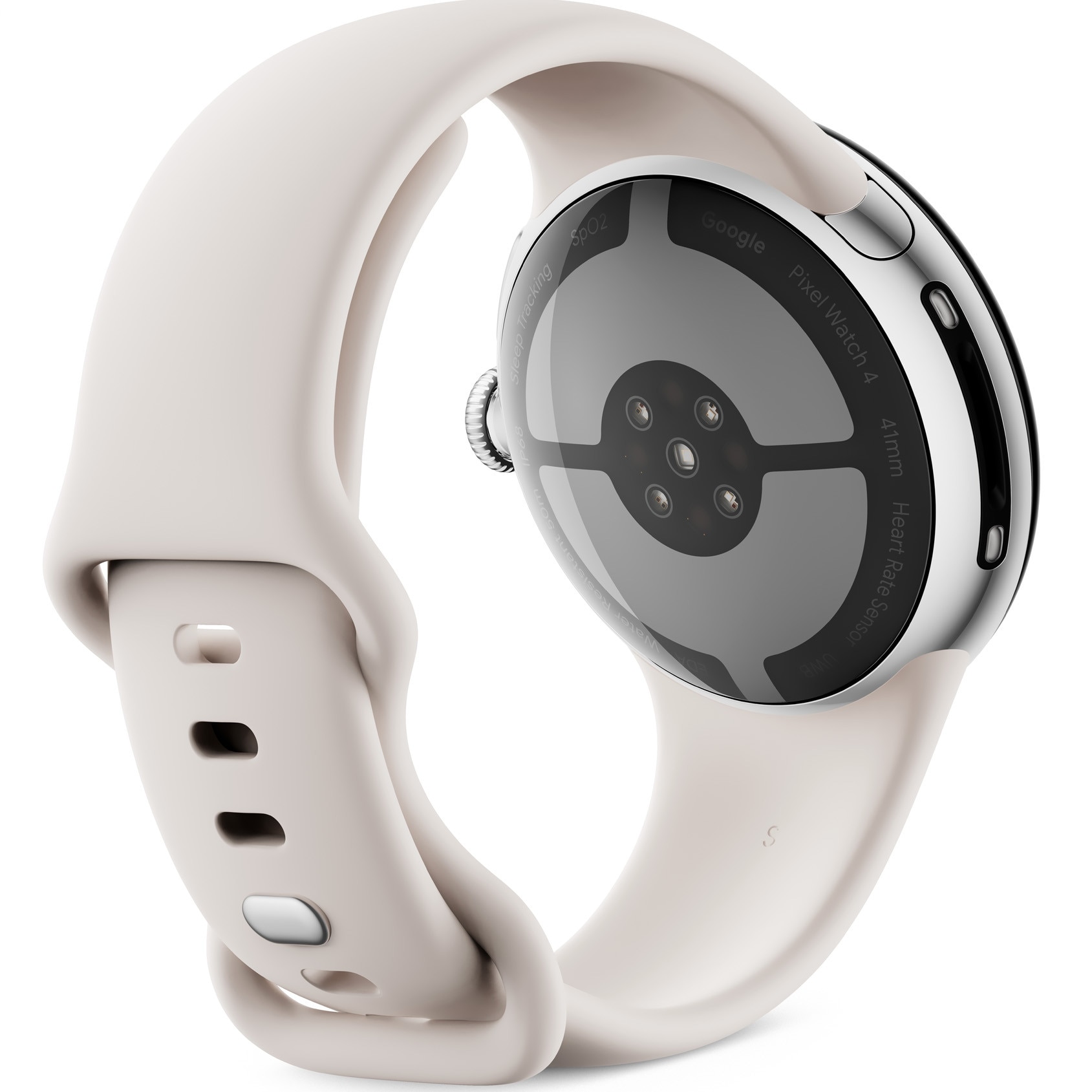 Smartwatch Google Pixel Watch 4, 41mm, Porcelain/Silver - eMAG.ro