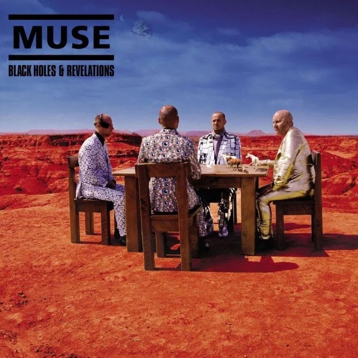CD Muse: Black Holes & Revelations, Rock, 1 lemez, műanyag, olyan slágereket tartalmaz, mint a Starlight és a Supermassive Black Hole