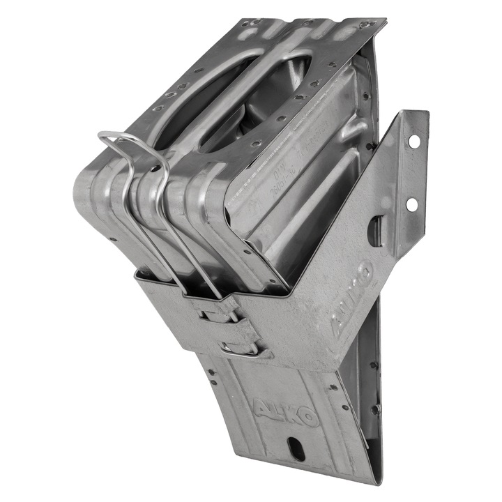 Cale Pentru Blocat Roti, Al-Ko, Uk36, Material Metalic Zincat, Rezistenta La Radiatii Uv Si Conditii Meteorologice Variabile, Capacitate De Incarcare Pana La 1600 Kg, Conformitate Cu Norma Din 76051, 30 x 12 x 16, 1 cm, Argintiu