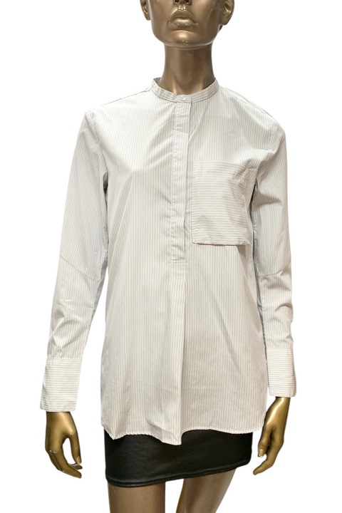 Camasa de dama G-Star RAW Vodan Boyfriend 1 Pkt Shirt 8591083 16113-46, Poplin cu dungi Yubet, Bumbac, S, Alb/Albastru