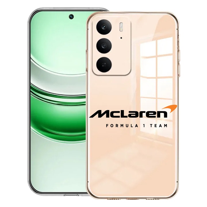 BestCase® Husa Clear Silicon pentru Realme C71, McLaren, 2041144 T 1876
