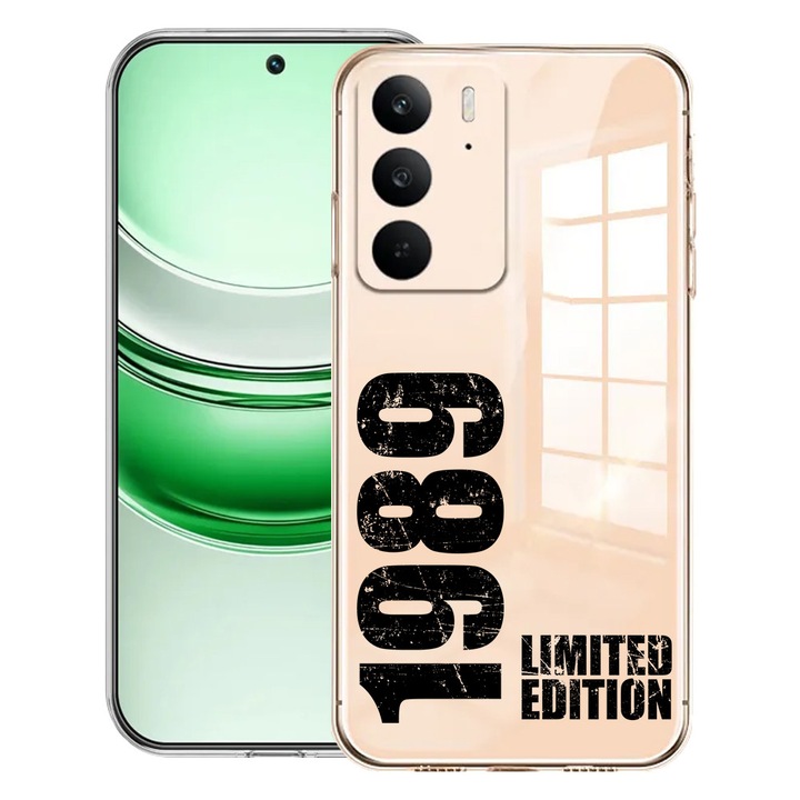 BestCase® Husa Clear Silicon pentru Realme C71, Limited Edition 1989, 2041144 T 1964