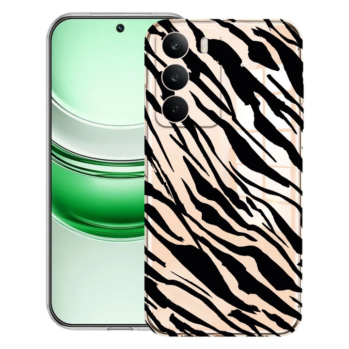 BestCase® Husa Clear Silicon pentru Realme C71, Zebra Pattern, 2041144 T 1059