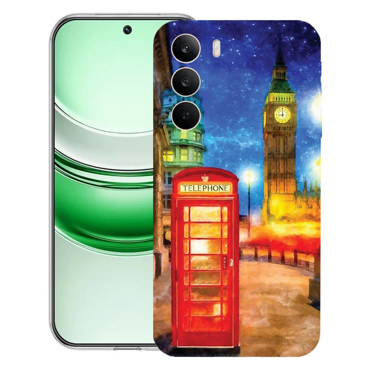 BestCase® Husa Clear Silicon pentru Realme C71, London, 2041144 T 1376