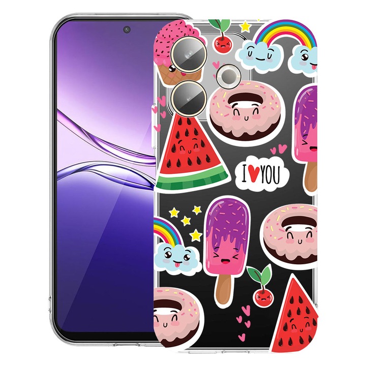 BestCase® Husa pentru Xiaomi Redmi 13x / Poco M6 4G cu Design Summer Feeling, Clear Slim Silicon, Antisoc, 2052035 T 87