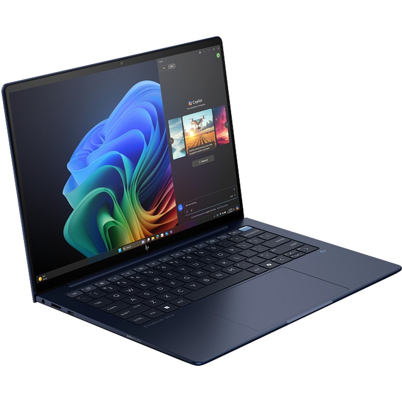 Laptop HP EliteBook Ultra G1i B9ZU6ET, 14 inch 2880 x 1800, Intel 226V 8 C / 8 T, 2.2 GHz - 4.5 GHz, 8 MB cache, 12 W, 16 GB LPDDR5X, 512 GB SSD, Intel Graphics, Windows 11 Pro, Albastru