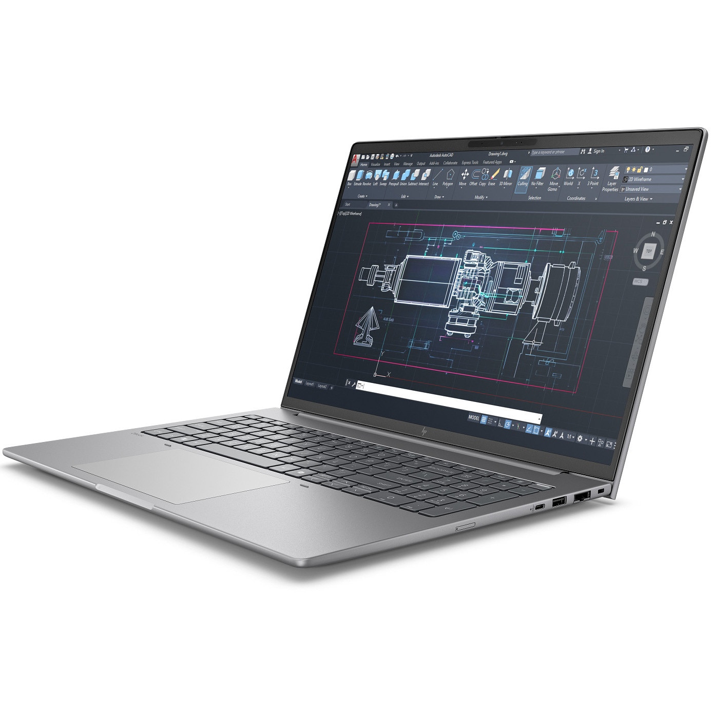 Laptop HP Zbook AI 8 G1i B72T5ET, 16 inch 2560 x 1600, Intel 285H 16 C / 16 T, 2.7 GHz - 5.4 GHz, 24 MB cache, 64 GB DDR5, 1 TB SSD, Intel Graphics, Windows 11 Pro, Silver