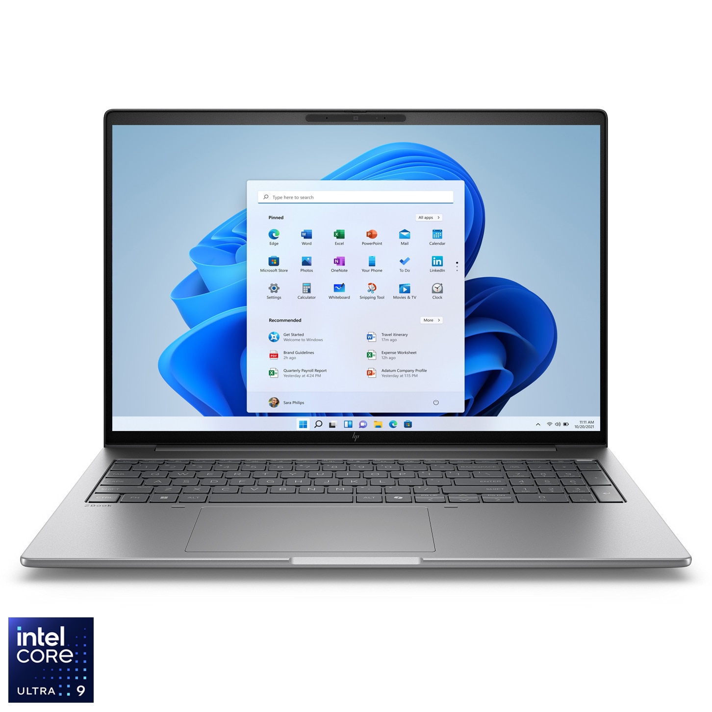 Laptop HP Zbook AI 8 G1i B72T5ET, 16 inch 2560 x 1600, Intel 285H 16 C / 16 T, 2.7 GHz - 5.4 GHz, 24 MB cache, 64 GB DDR5, 1 TB SSD, Intel Graphics, Windows 11 Pro, Silver