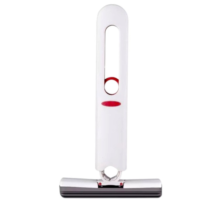 Mini mop rotativ pliabil, auto stoarcere, microfibra, 29.5x14.5cm