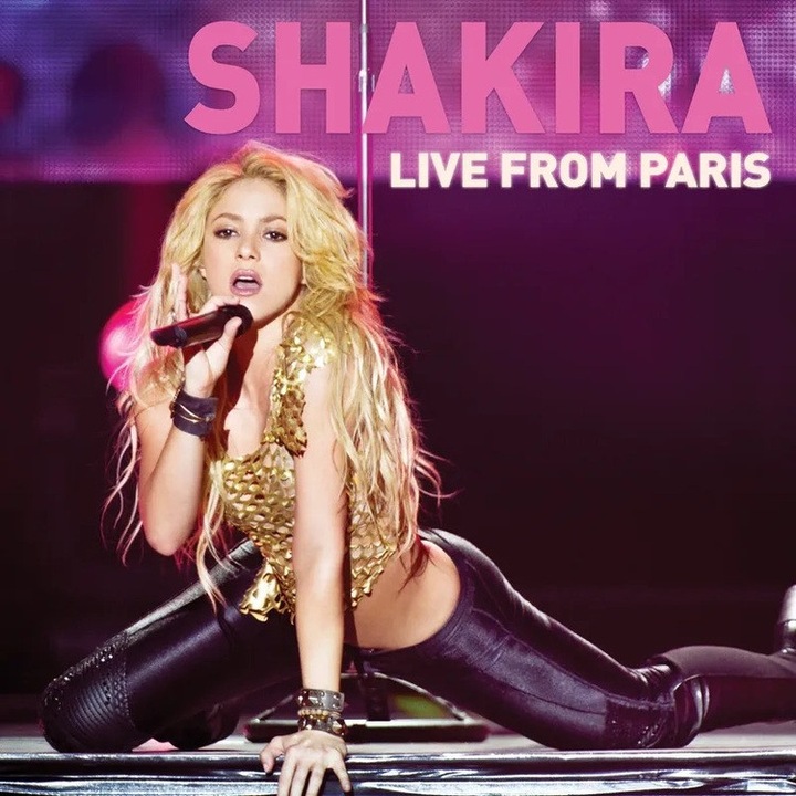 Vinil Shakira Live From Paris, 2xLP, roz, gatefold