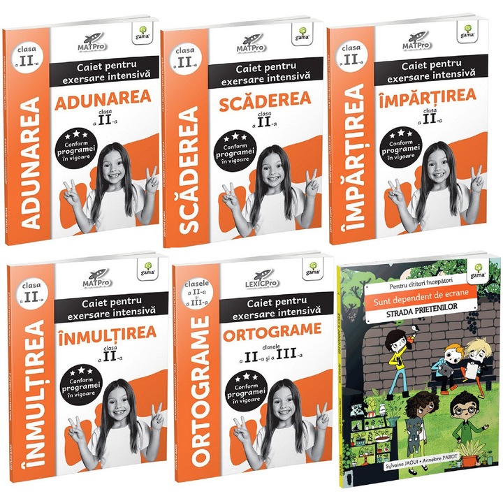 Pachet absolventi clasa 2, 6 carti