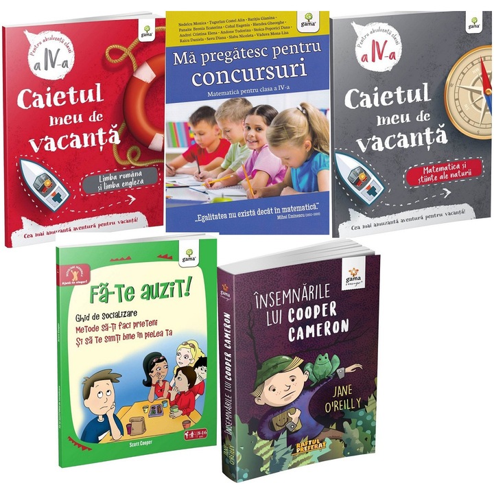 Pachet absolventi clasa 4, 5 carti