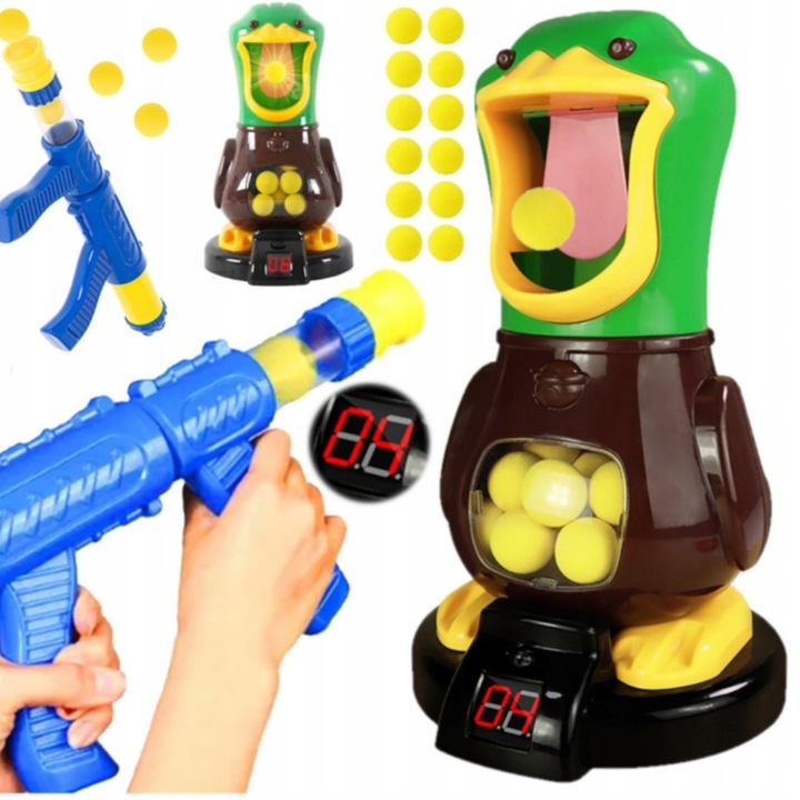 Interaktív játék, click4TOYS, 2 pisztoly, többszínű